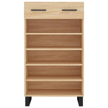 Shoe Cabinet Sonoma Oak 60x35x105 cm Engineered Wood