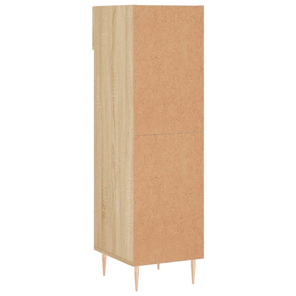 Shoe Cabinet Sonoma Oak 30x35x105 cm Engineered Wood