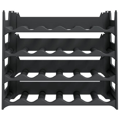 Wine Rack for 24 Bottles PP Stackable