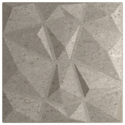 Wall Panels 48 pcs Concrete Grey 50x50 cm XPS 12 m² Diamond