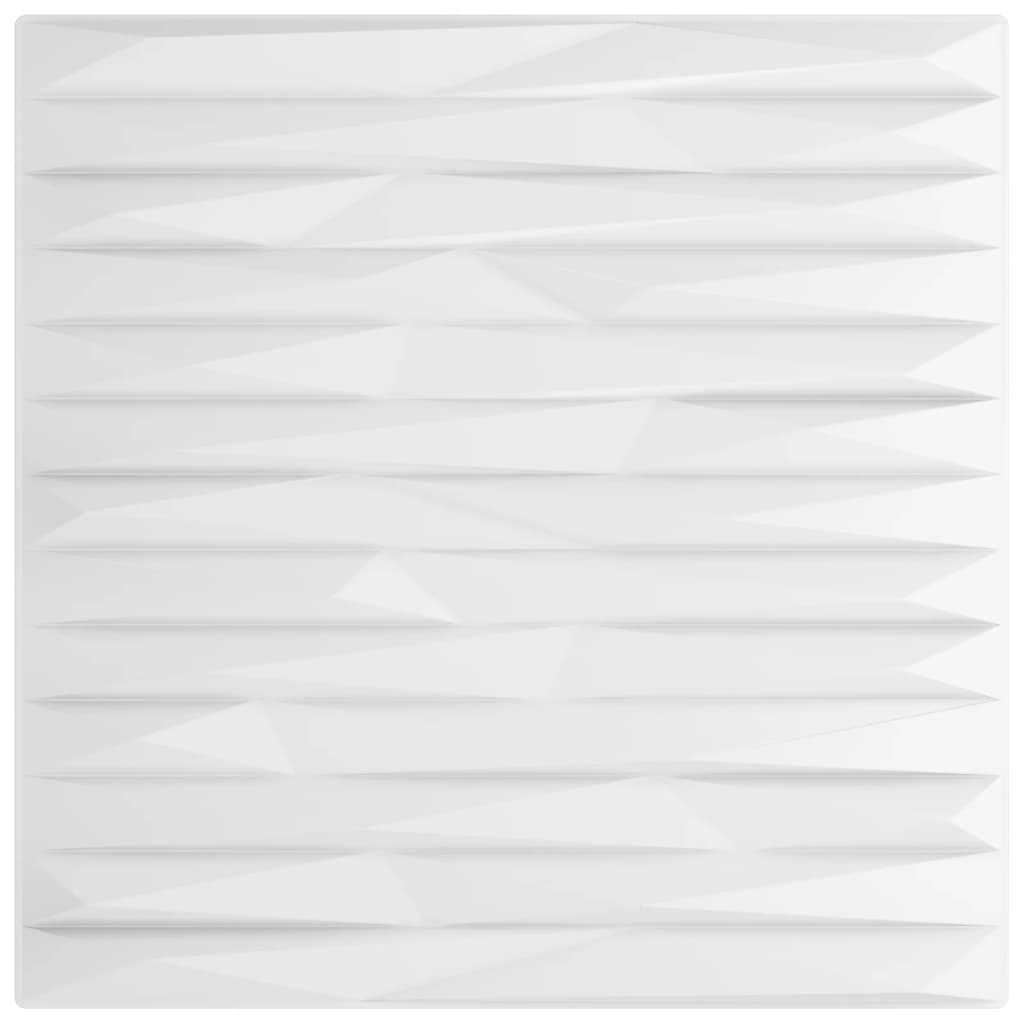 Wall Panels 24 pcs White 50x50 cm XPS 6 m² Stone