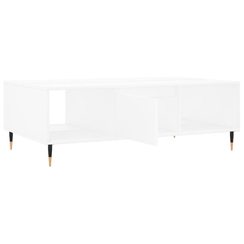 Coffee Table White 104x60x35 cm Engineered Wood