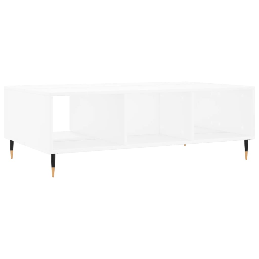 Coffee Table White 104x60x35 cm Engineered Wood