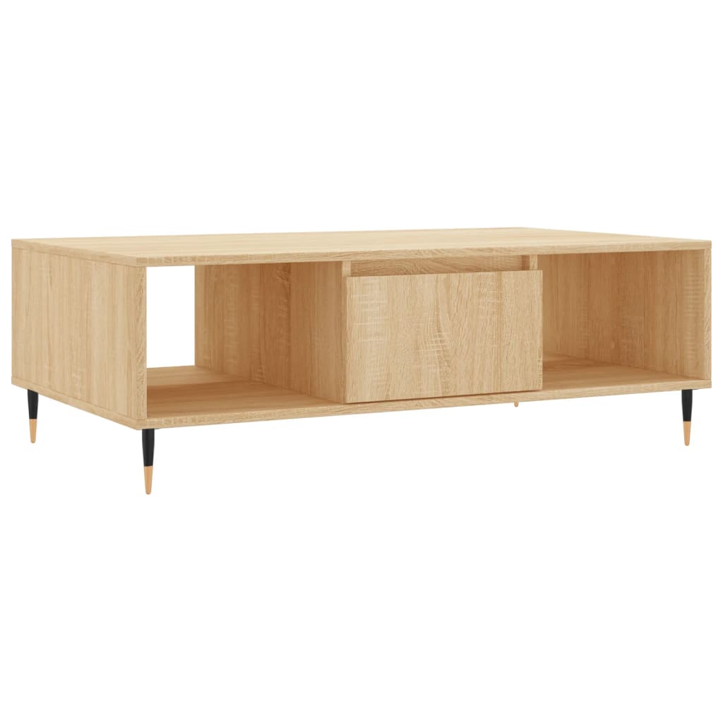 Coffee Table Sonoma Oak 104x60x35 cm Engineered Wood