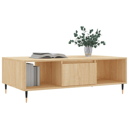 Coffee Table Sonoma Oak 104x60x35 cm Engineered Wood