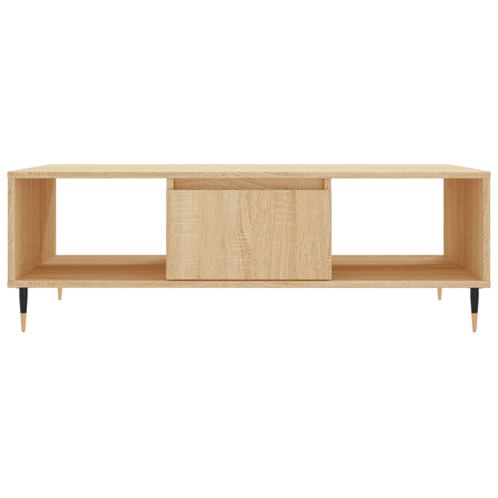 Coffee Table Sonoma Oak 104x60x35 cm Engineered Wood