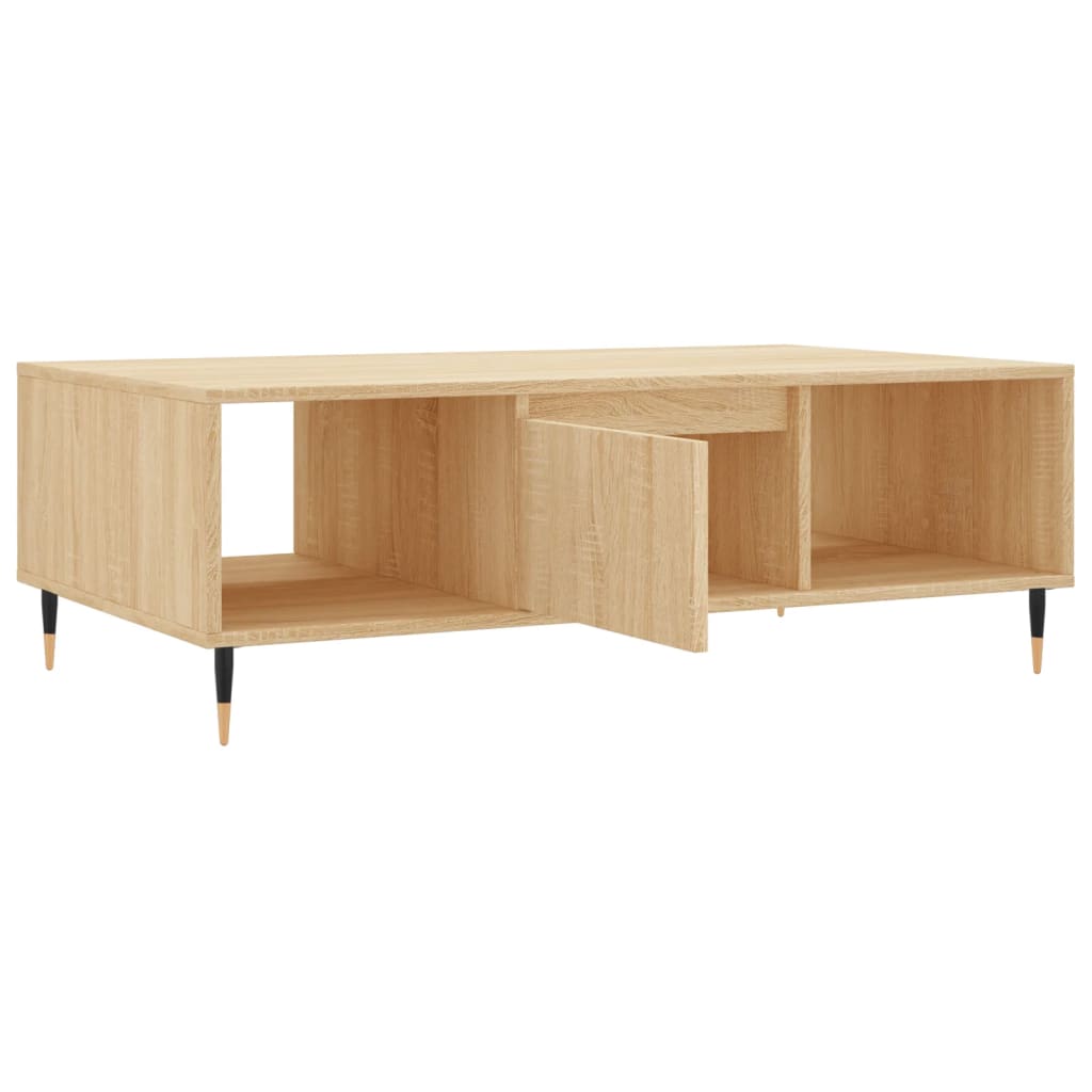 Coffee Table Sonoma Oak 104x60x35 cm Engineered Wood