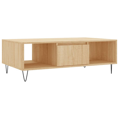 Coffee Table Sonoma Oak 104x60x35 cm Engineered Wood