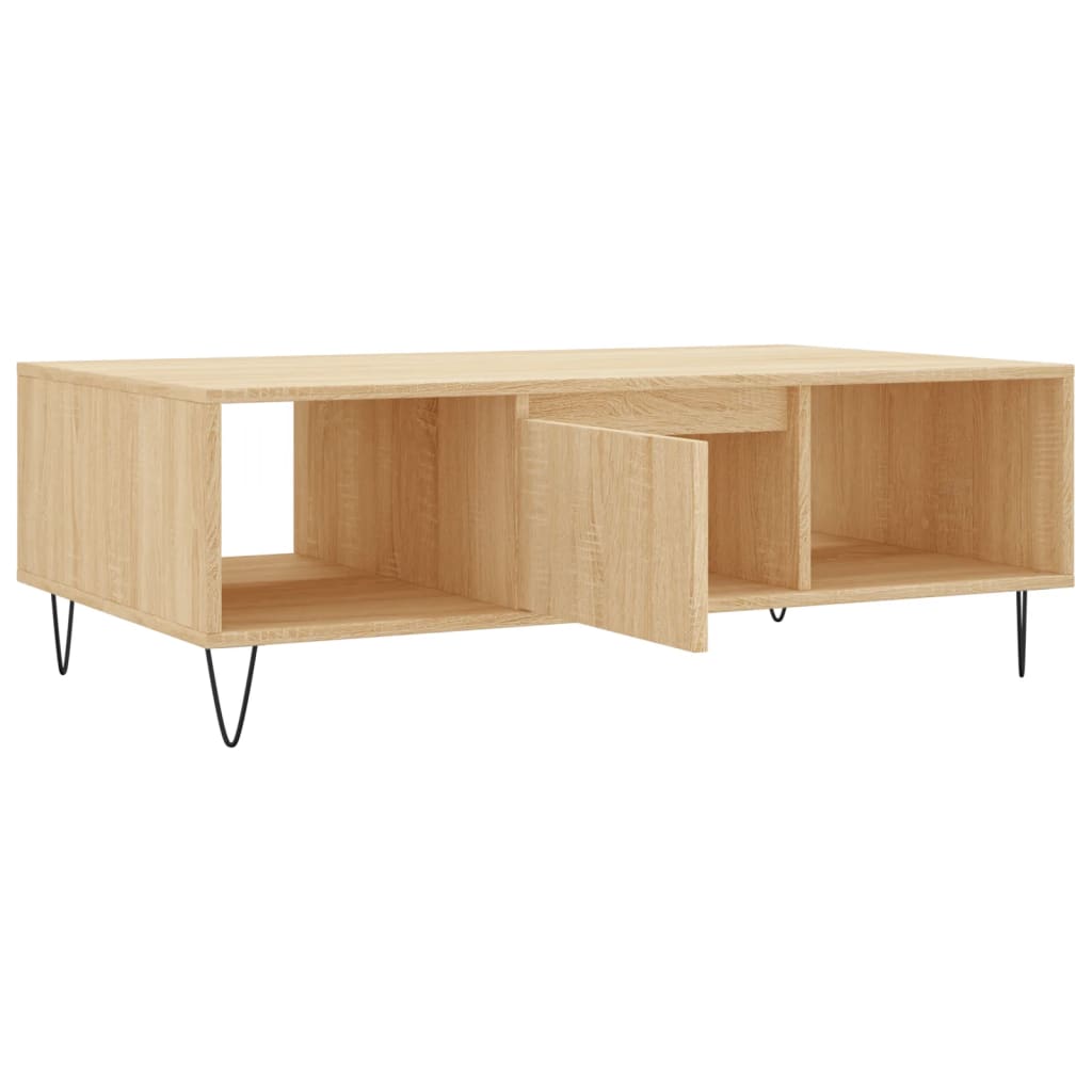 Coffee Table Sonoma Oak 104x60x35 cm Engineered Wood