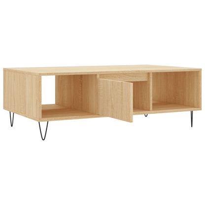 Coffee Table Sonoma Oak 104x60x35 cm Engineered Wood