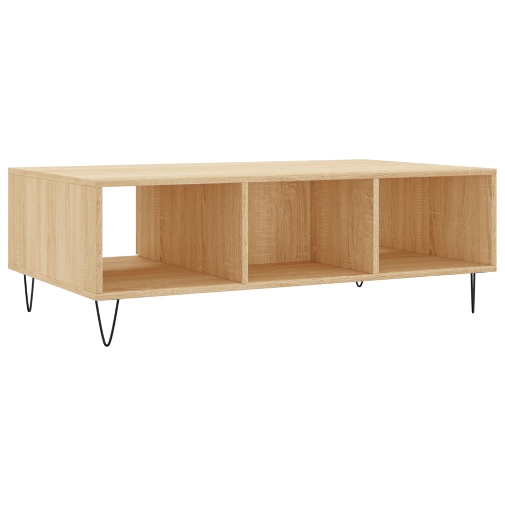 Coffee Table Sonoma Oak 104x60x35 cm Engineered Wood