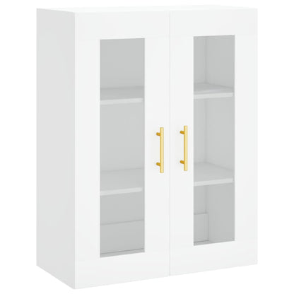 Wall Mounted Cabinet White 69.5x34x90 cm