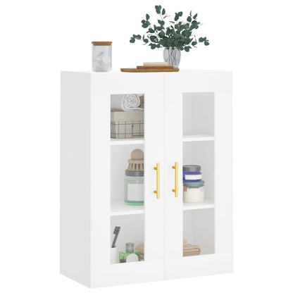 Wall Mounted Cabinet White 69.5x34x90 cm