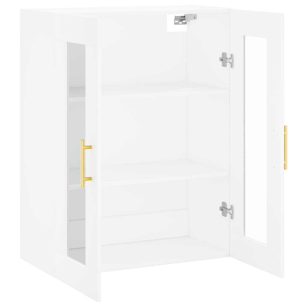 Wall Mounted Cabinet White 69.5x34x90 cm