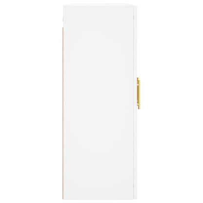 Wall Mounted Cabinet White 69.5x34x90 cm