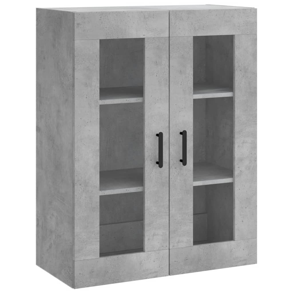 Wall Mounted Cabinet Concrete Grey 69.5x34x90 cm