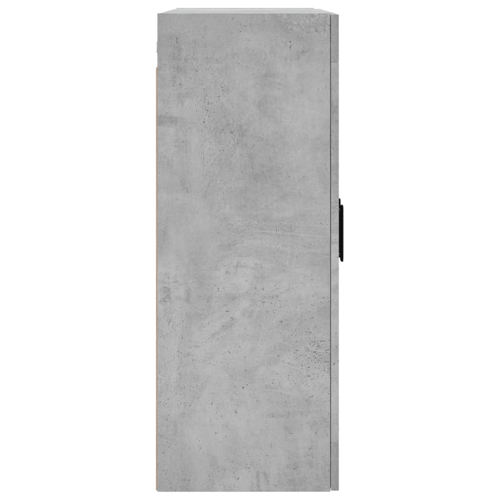 Wall Mounted Cabinet Concrete Grey 69.5x34x90 cm