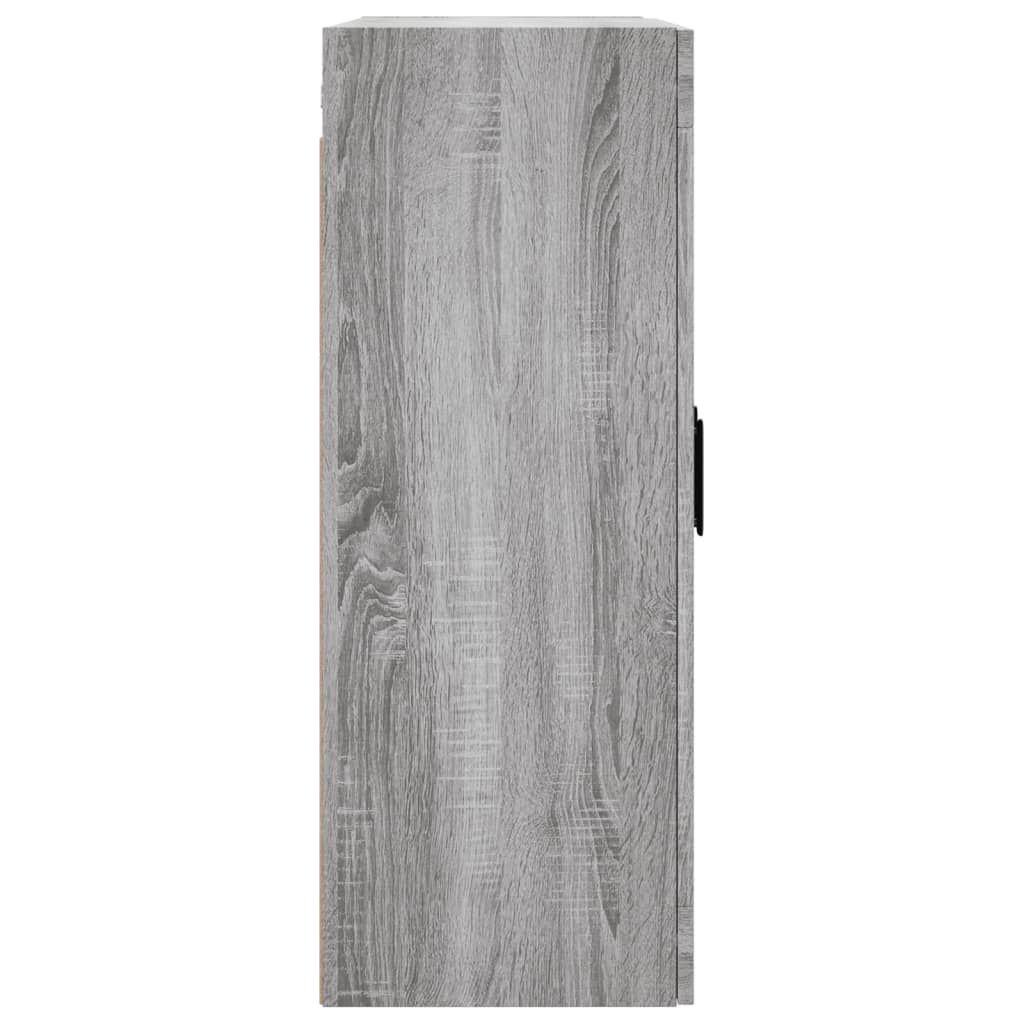 Wall Mounted Cabinet Grey Sonoma 69.5x34x90 cm