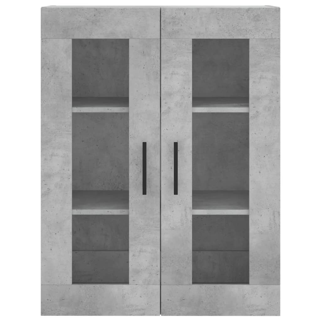 Wall Mounted Cabinet Concrete Grey 69.5x34x90 cm