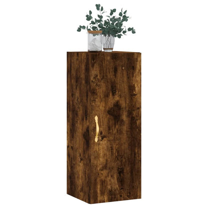 Wall Mounted Cabinet Smoked Oak 34.5x34x90 cm