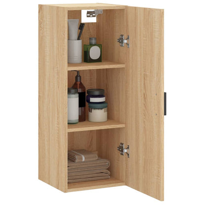 Wall Mounted Cabinet Sonoma Oak 34.5x34x90 cm