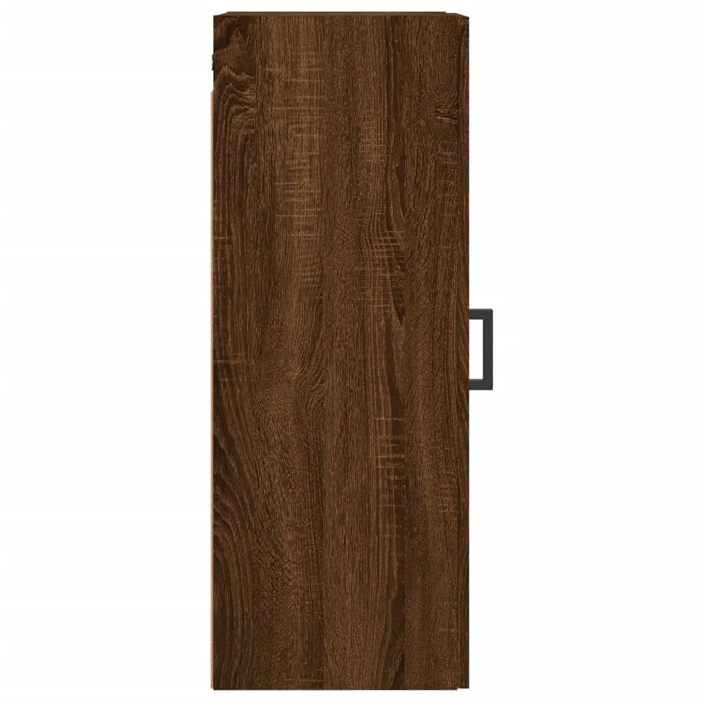 Wall Mounted Cabinet Brown Oak 34.5x34x90 cm