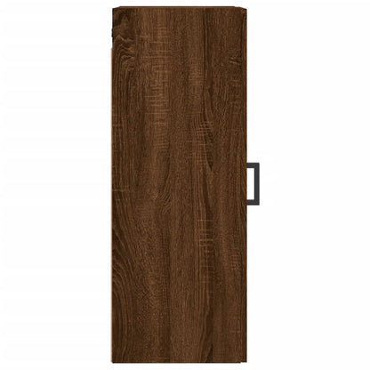 Wall Mounted Cabinet Brown Oak 34.5x34x90 cm