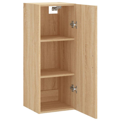 Wall Mounted Cabinet Sonoma Oak 34.5x34x90 cm