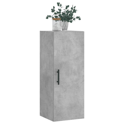 Wall Mounted Cabinet Concrete Grey 34.5x34x90 cm