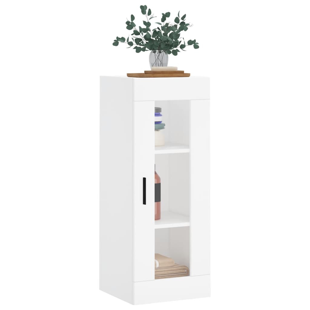 Wall Mounted Cabinet White 34.5x34x90 cm