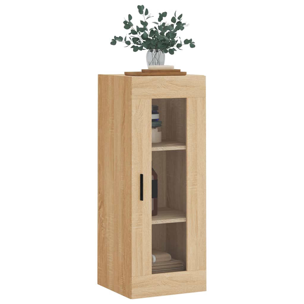 Wall Mounted Cabinet Sonoma Oak 34.5x34x90 cm