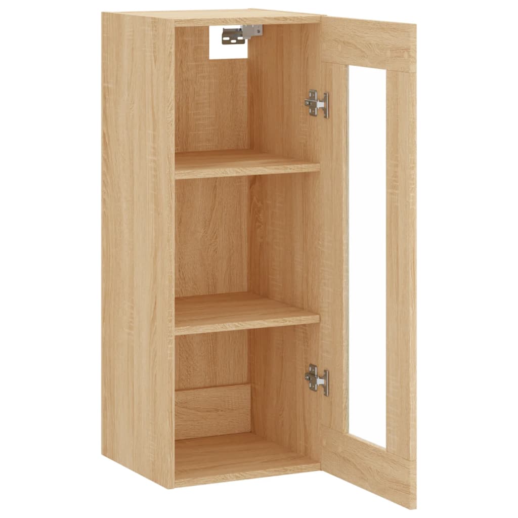 Wall Mounted Cabinet Sonoma Oak 34.5x34x90 cm