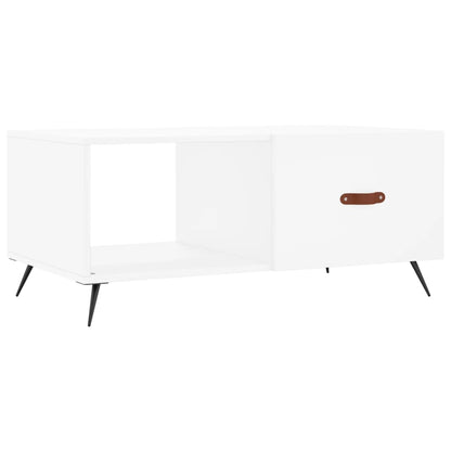 Coffee Table White 90x50x40 cm Engineered Wood