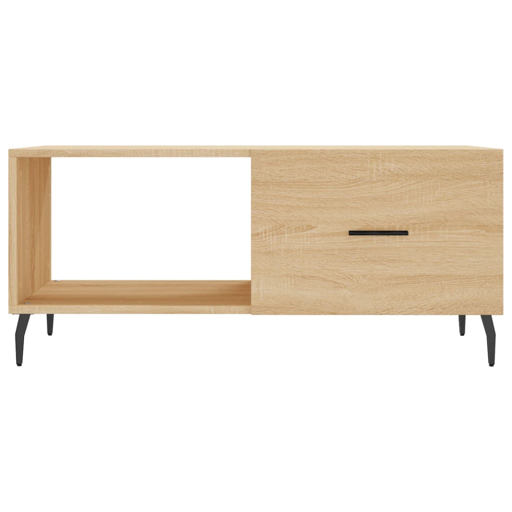 Coffee Table Sonoma Oak 90x50x40 cm Engineered Wood