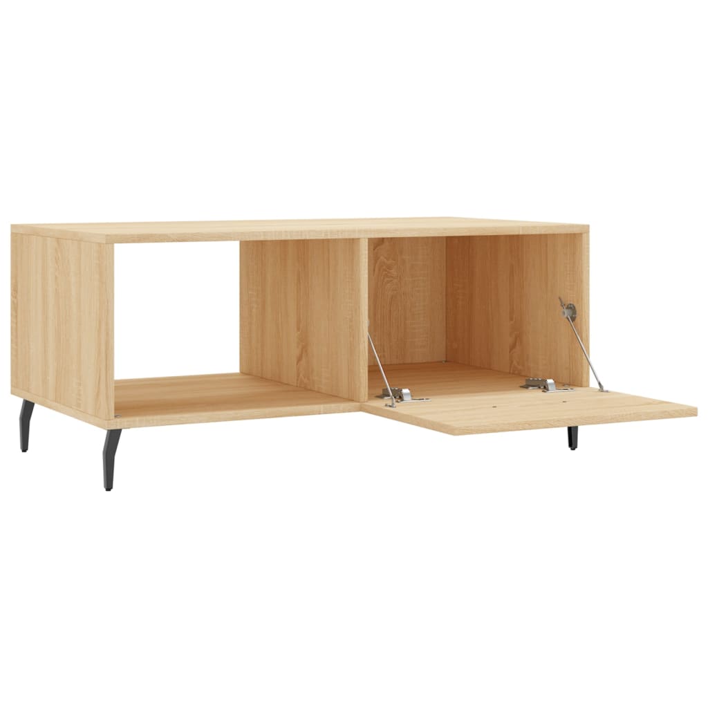 Coffee Table Sonoma Oak 90x50x40 cm Engineered Wood