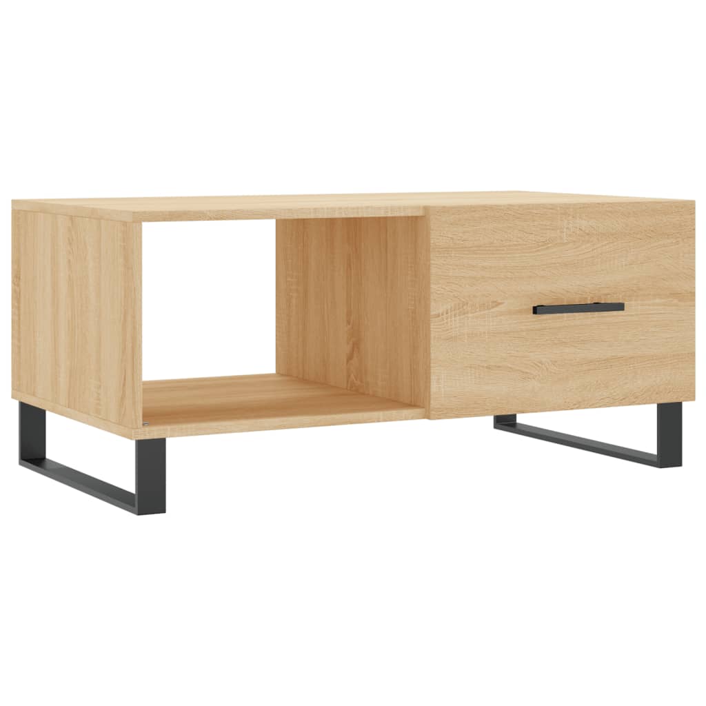 Coffee Table Sonoma Oak 90x50x40 cm Engineered Wood