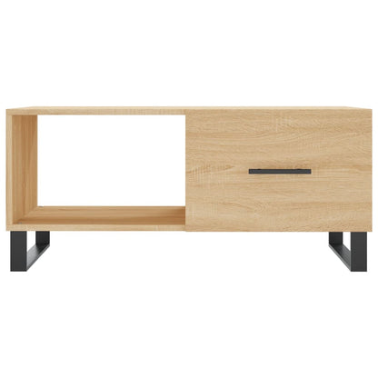 Coffee Table Sonoma Oak 90x50x40 cm Engineered Wood