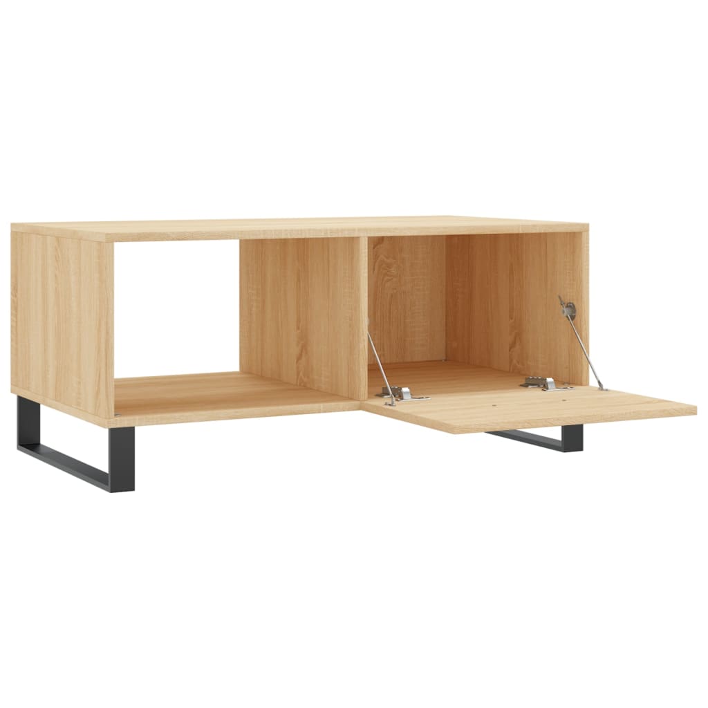 Coffee Table Sonoma Oak 90x50x40 cm Engineered Wood