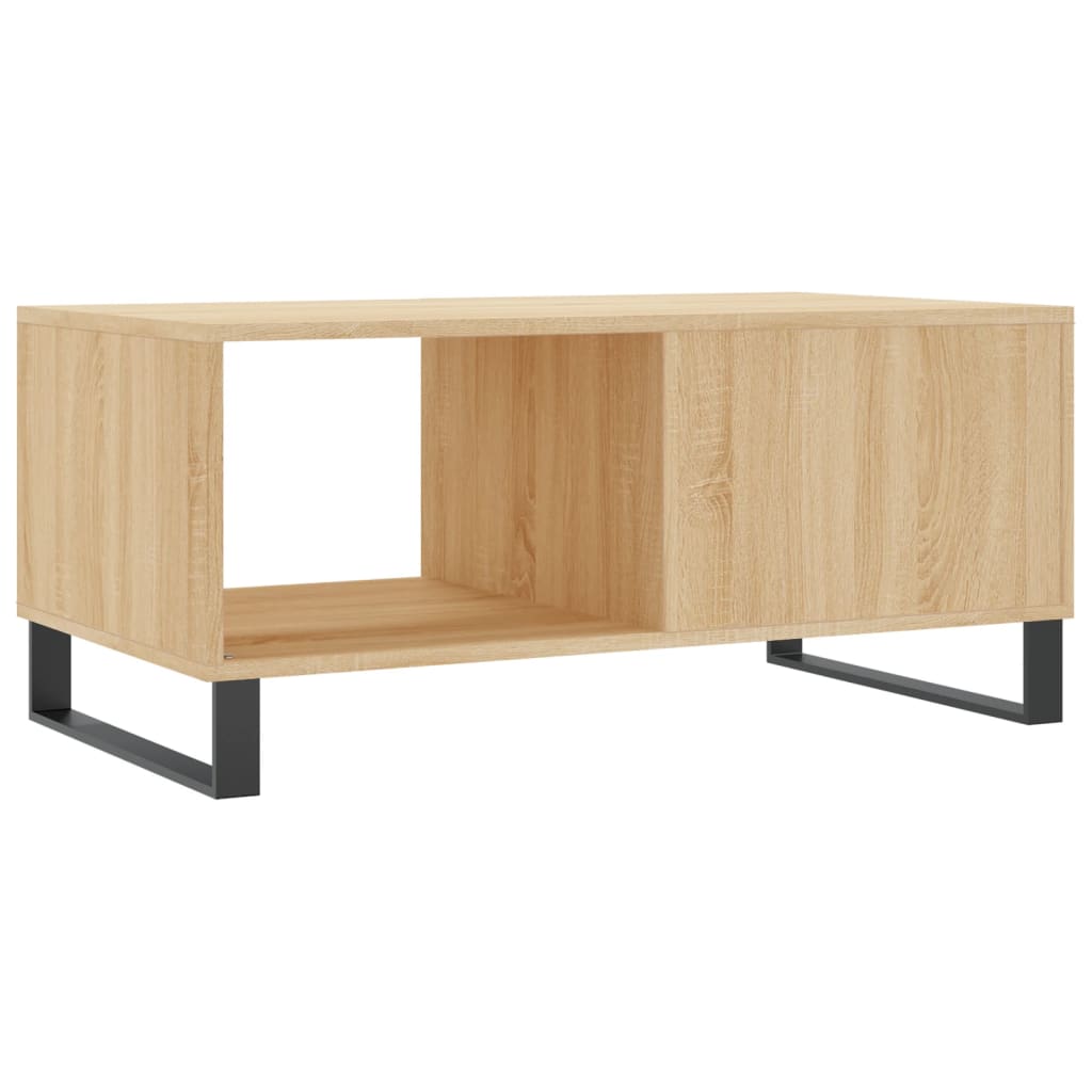 Coffee Table Sonoma Oak 90x50x40 cm Engineered Wood