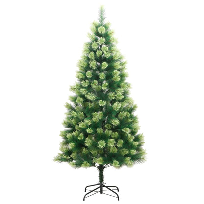 Artificial Hinged Christmas Tree with Stand 210 cm