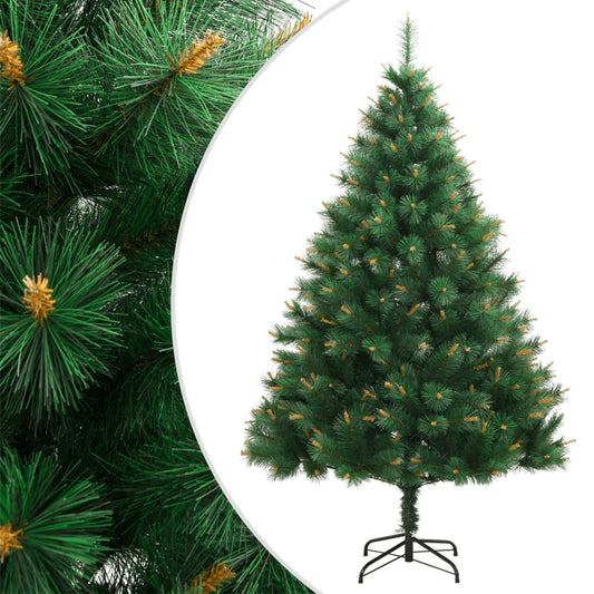 Artificial Hinged Christmas Tree with Stand 210 cm