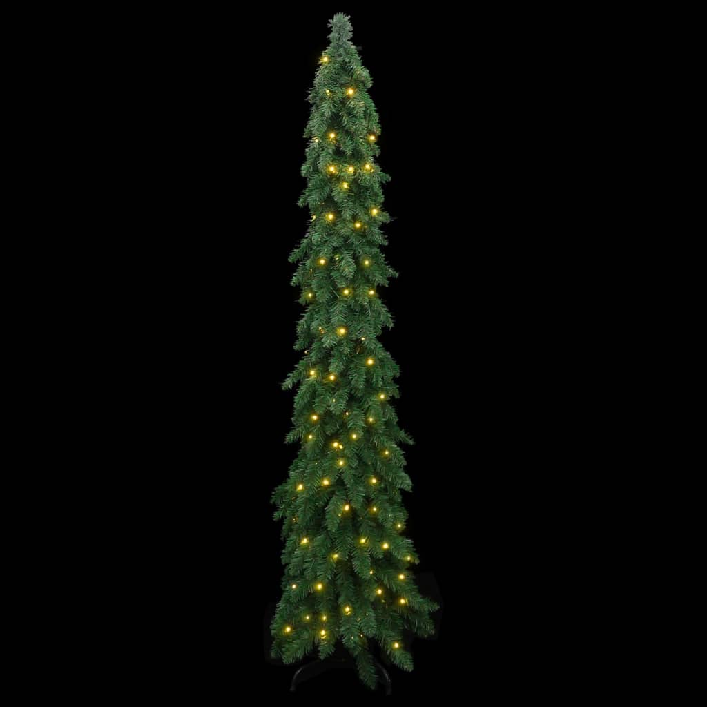 Artificial Pre-lit Christmas Tree with 130 LEDs 210 cm