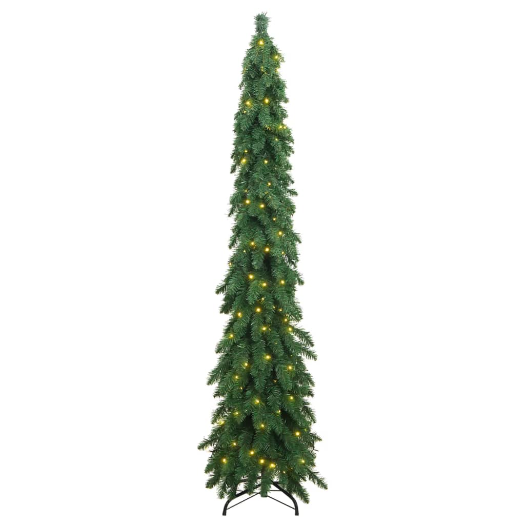 Artificial Pre-lit Christmas Tree with 130 LEDs 210 cm