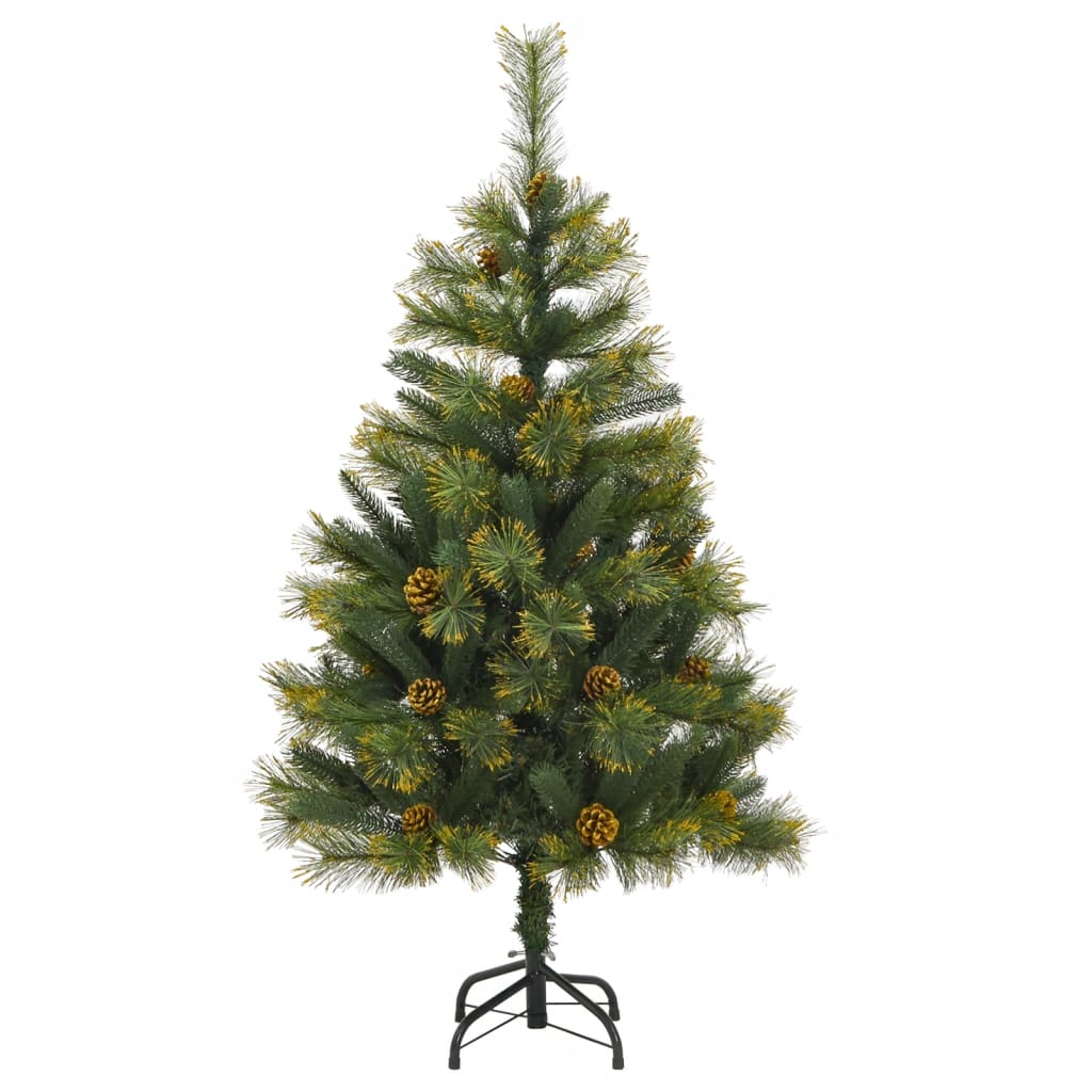 Artificial Hinged Christmas Tree with Cones 150 cm