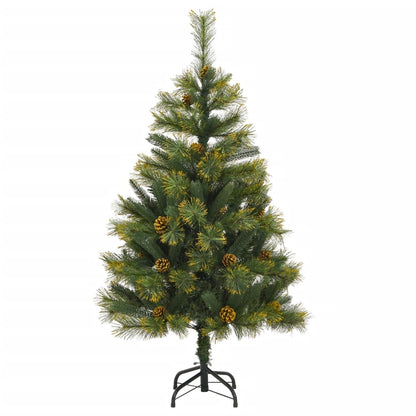 Artificial Hinged Christmas Tree with Cones 150 cm