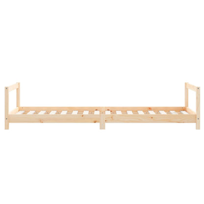 Kids Bed Frame 80x200 cm Solid Wood Pine