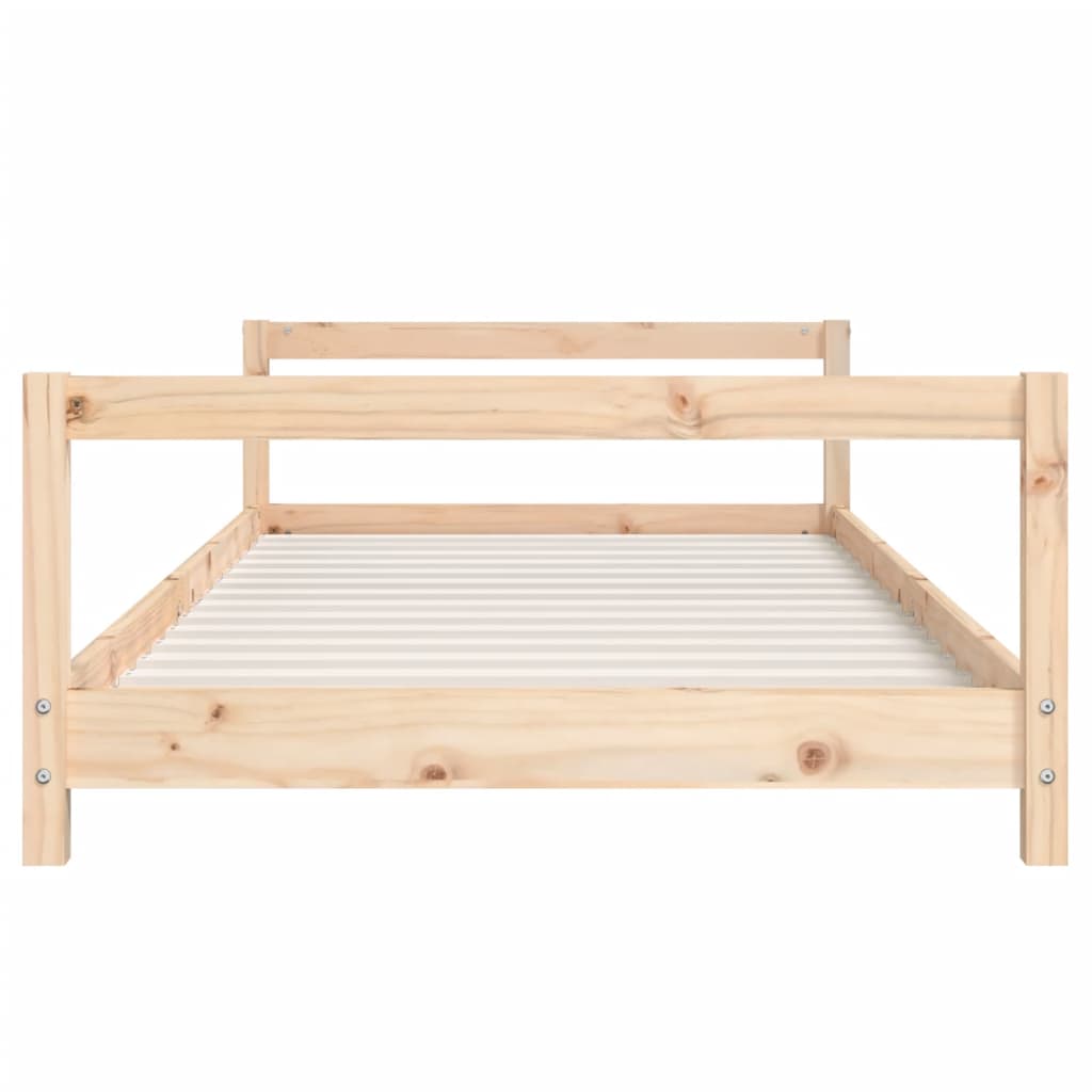 Kids Bed Frame 80x160 cm Solid Wood Pine