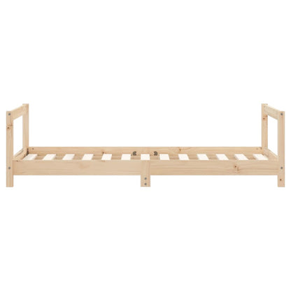 Kids Bed Frame 80x160 cm Solid Wood Pine