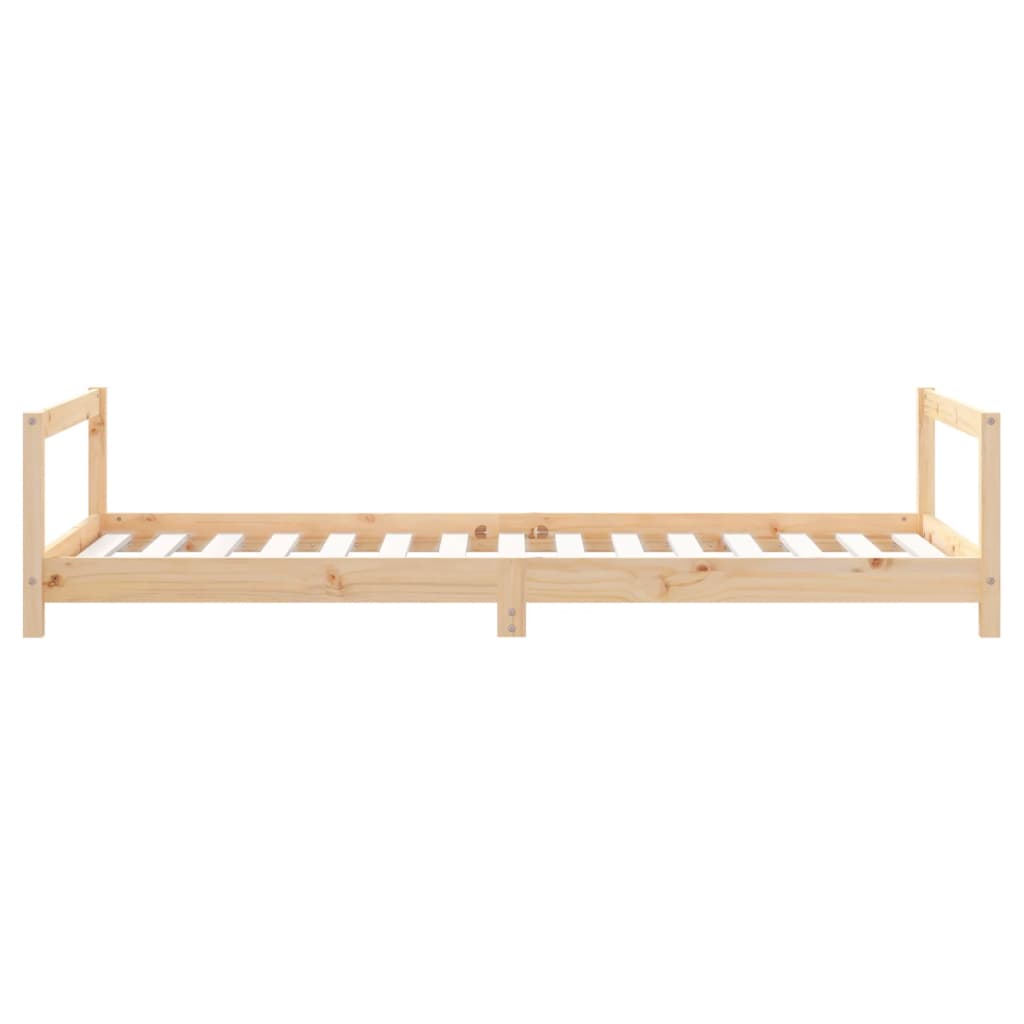 Kids Bed Frame 90x190 cm Solid Wood Pine