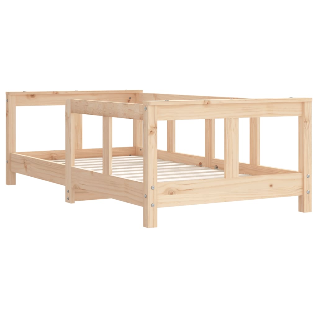 Kids Bed Frame 70x140 cm Solid Wood Pine